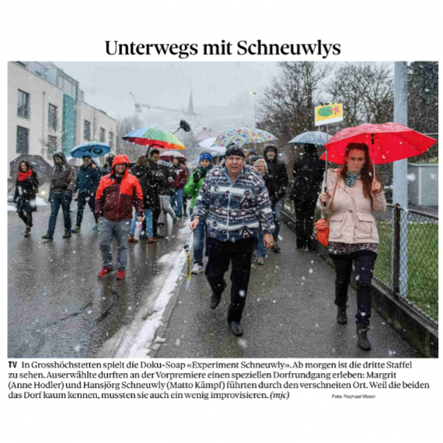 Experiment Schneuwly &#8211; Berner Zeitung vom 21.12.2018