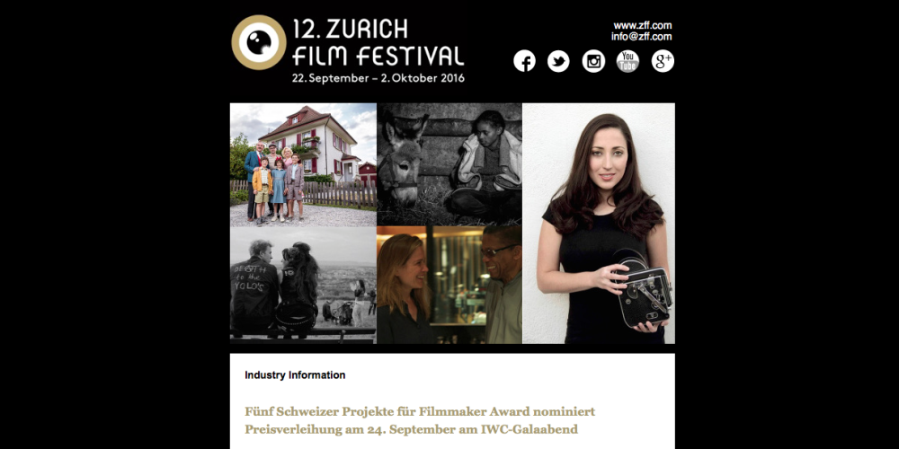 «Lasst die Alten sterben» von Juri Steinhart für den Filmmaker Award nominiert